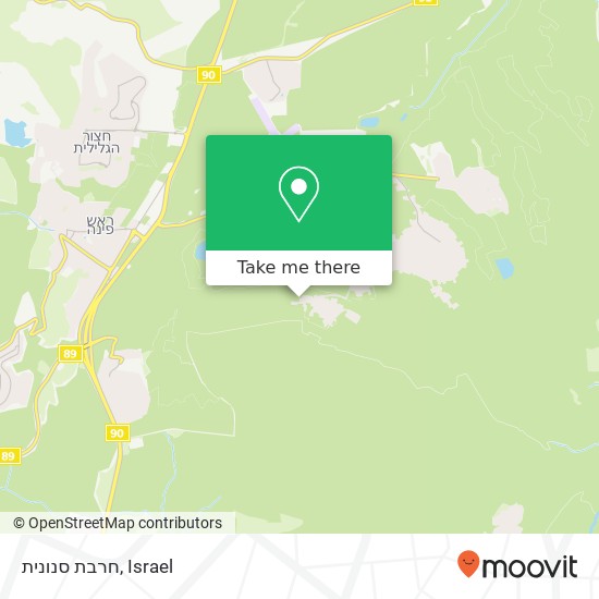 חרבת סנונית map