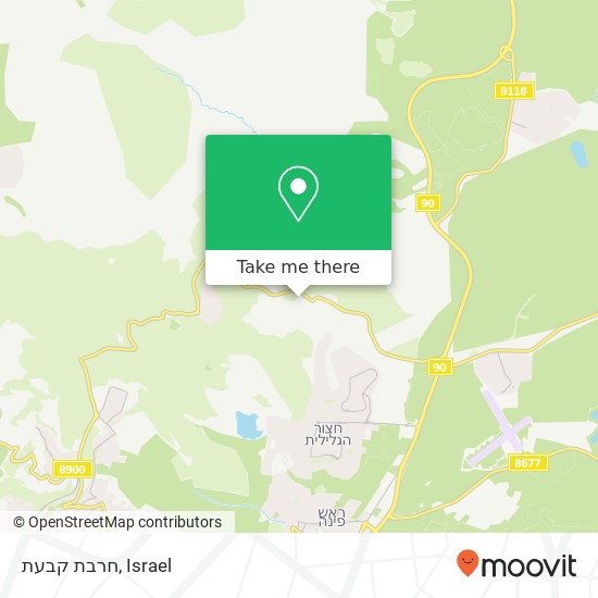 חרבת קבעת map