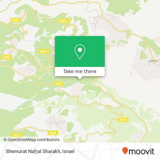 Shemurat Naẖal Sharakh map