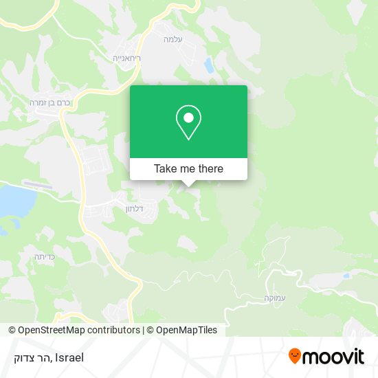 Карта הר צדוק