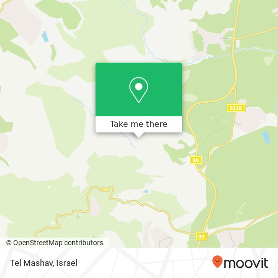 Tel Mashav map
