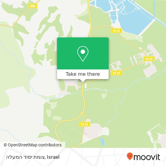 צומת יסוד המעלה map