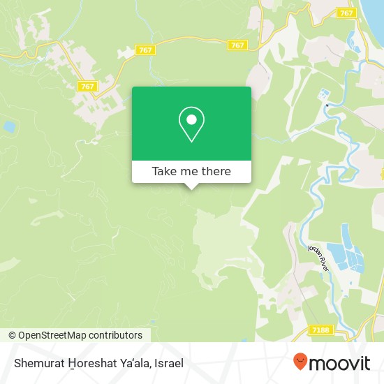 Shemurat H̱oreshat Ya‘ala map