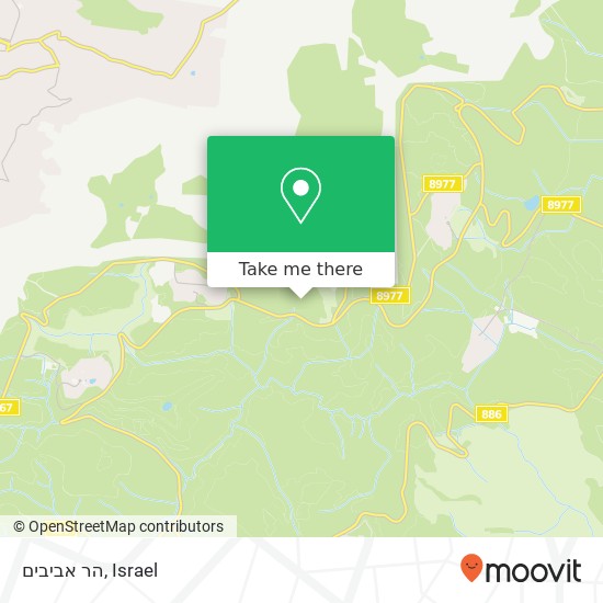 הר אביבים map