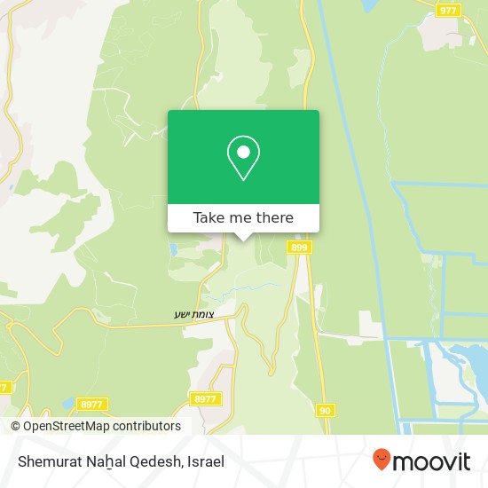 Карта Shemurat Naẖal Qedesh