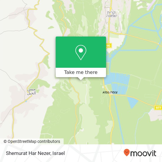 Shemurat Har Nezer map