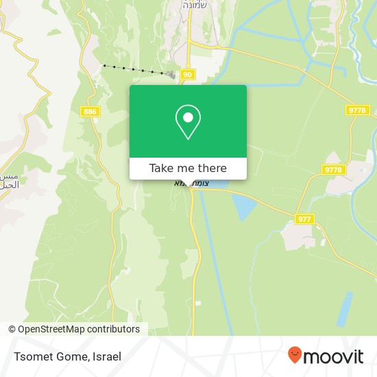 Карта Tsomet Gome