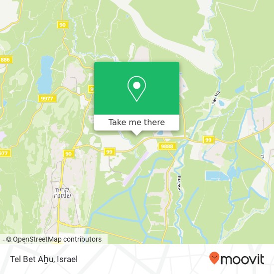 Tel Bet Aẖu map