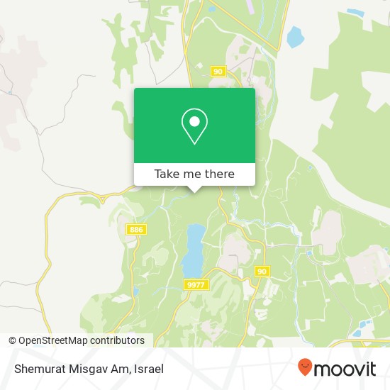 Карта Shemurat Misgav Am