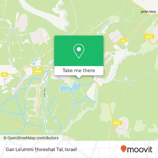 Карта Gan Le’ummi H̱oreshat Tal