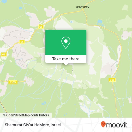 Shemurat Giv‘at HaMore map