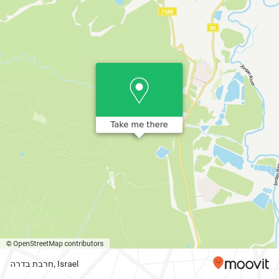 חרבת בדרה map