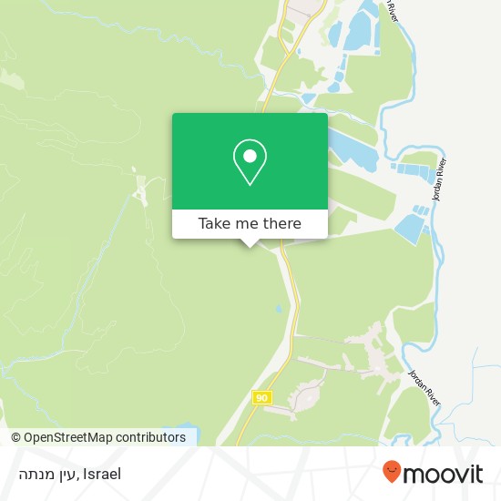 עין מנתה map