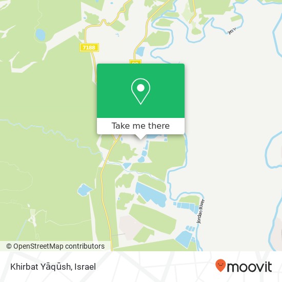 Khirbat Yāqūsh map