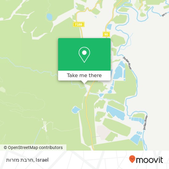 חרבת מזרות map