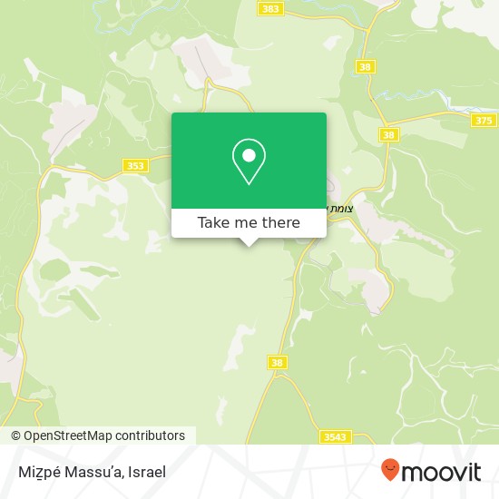 Miẕpé Massu’a map