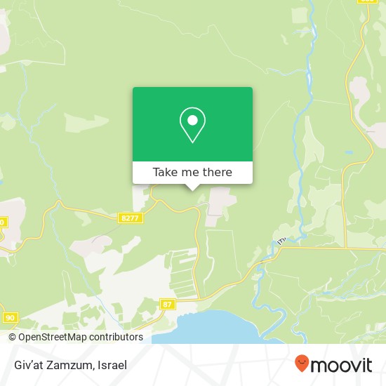 Giv’at Zamzum map