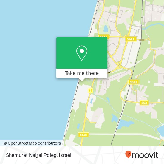 Shemurat Naẖal Poleg map