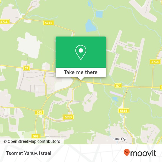 Tsomet Yanuv map