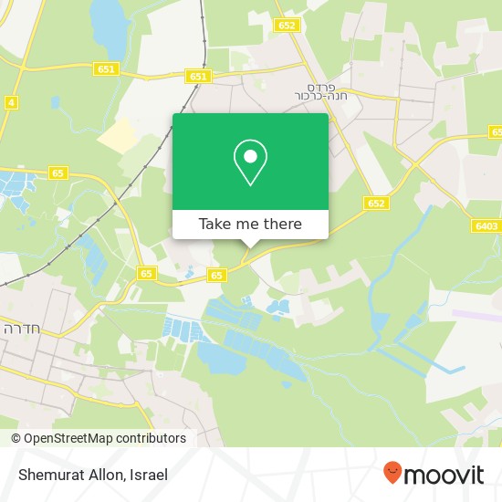 Shemurat Allon map