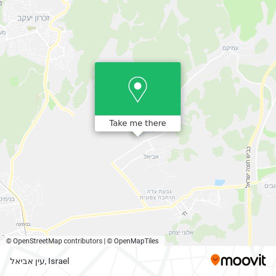 עין אביאל map