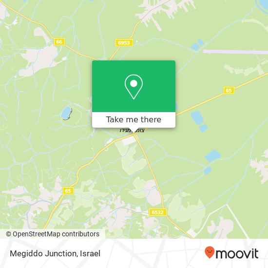 Megiddo Junction map