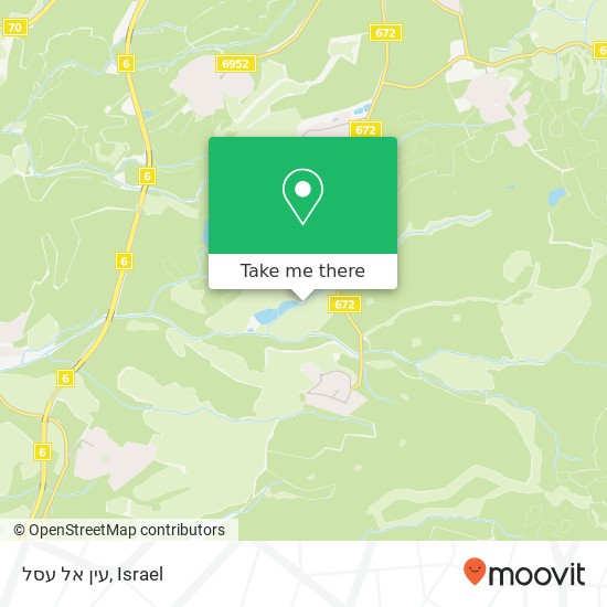 עין אל עסל map