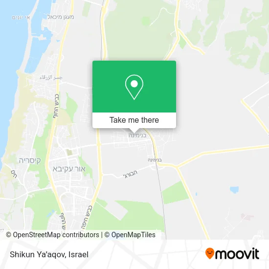 Карта Shikun Ya’aqov