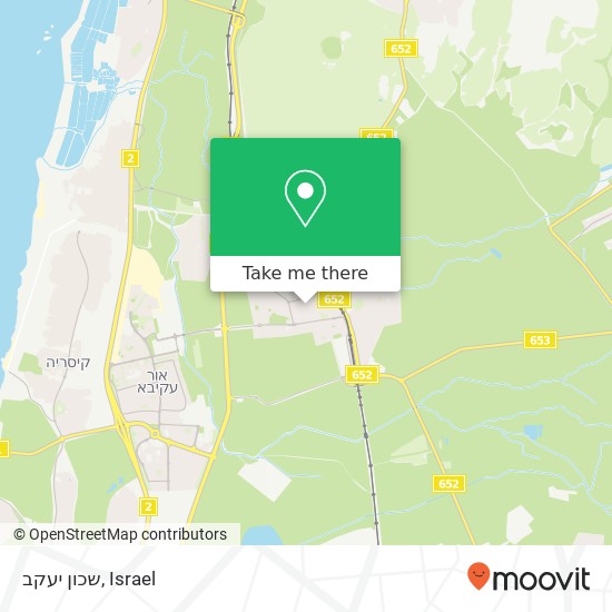 שכון יעקב map