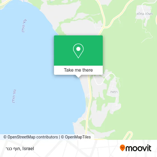 Карта חוף כנר