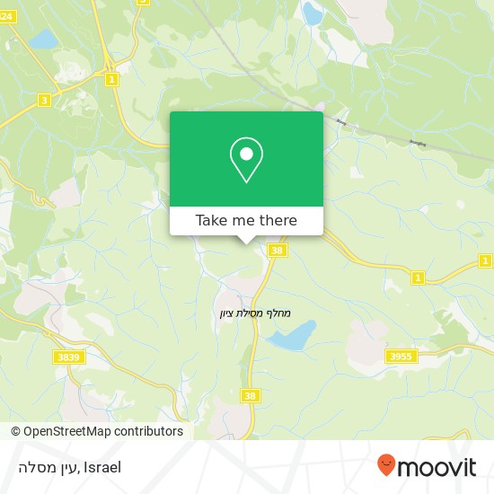 עין מסלה map