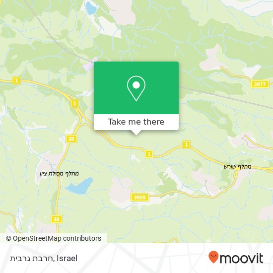 חרבת גרבית map