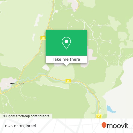 חרבת רשם map