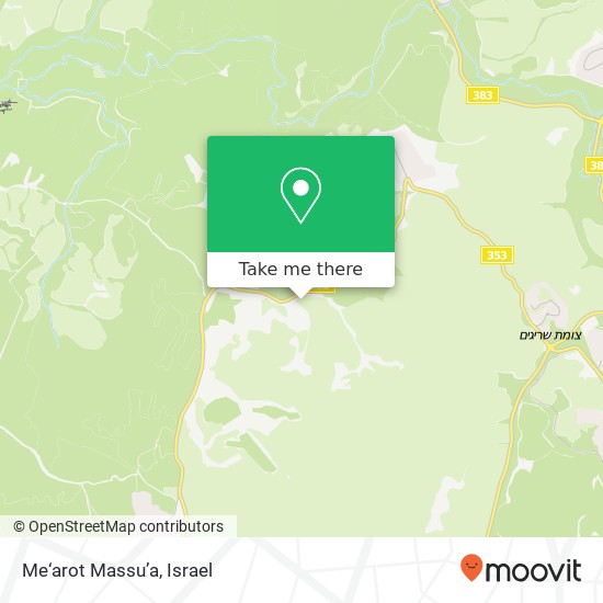Me‘arot Massu’a map