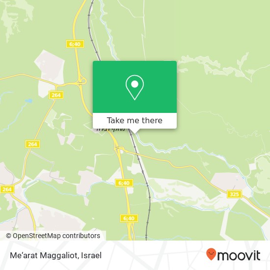 Карта Me‘arat Maggaliot