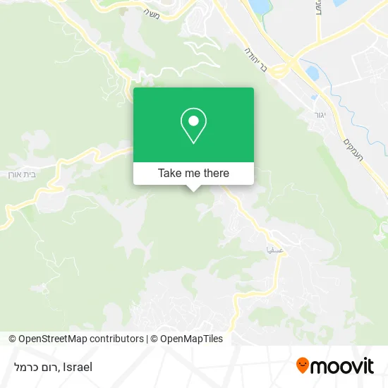 Карта רום כרמל