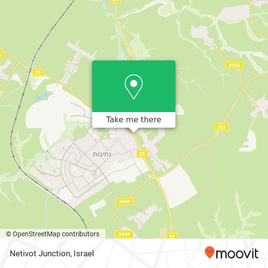 Netivot Junction map