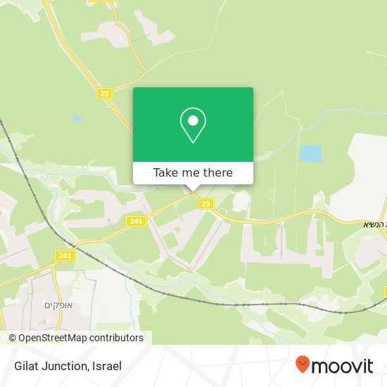 Карта Gilat Junction