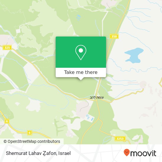 Shemurat Lahav Ẕafon map