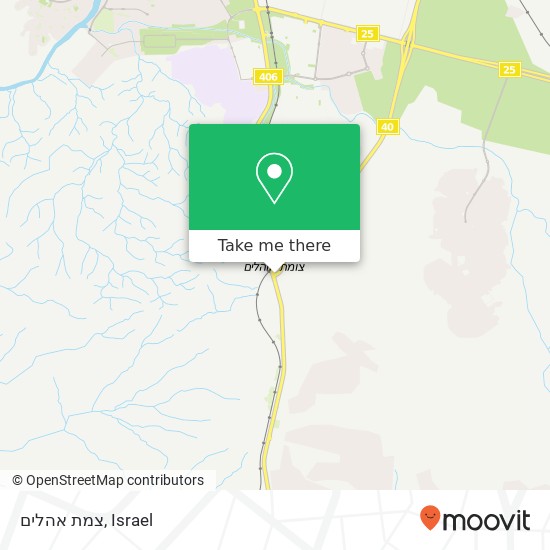 צמת אהלים map