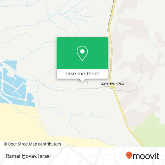 Ramat H̱ovav map