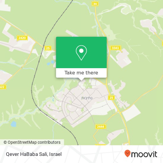 Qever HaBaba Sali map