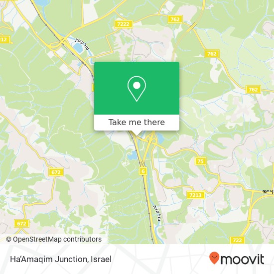 Карта Ha‘Amaqim Junction