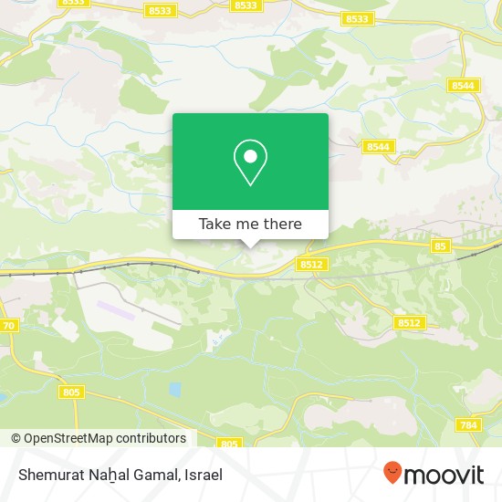 Shemurat Naẖal Gamal map