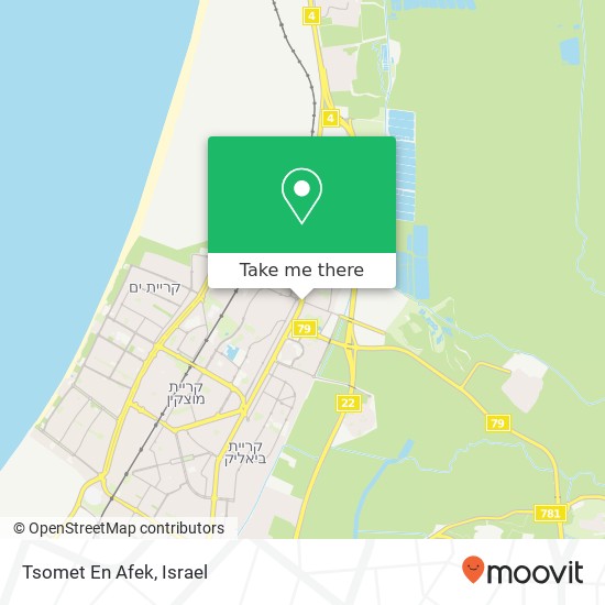 Tsomet En Afek map