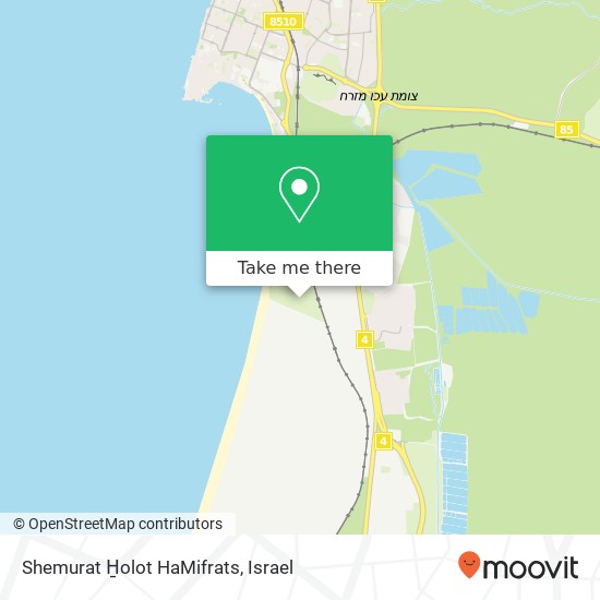 Карта Shemurat H̱olot HaMifrats