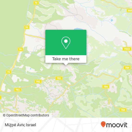 Карта Miẕpé Aviv