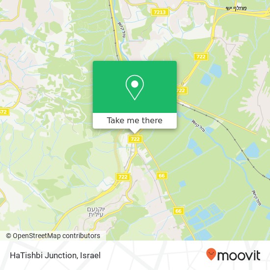 HaTishbi Junction map