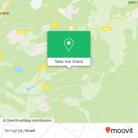 עין קורנית map