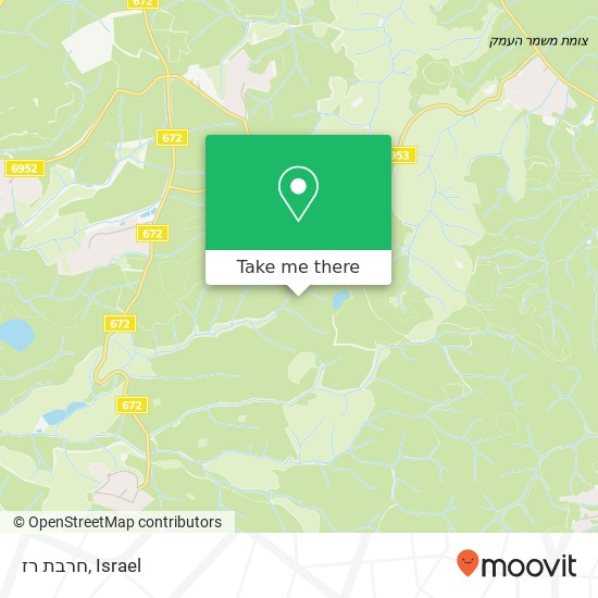 חרבת רז map